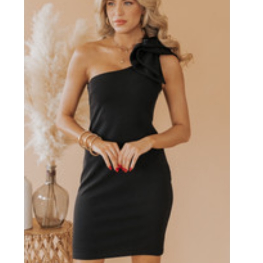 NWT black boutique dress